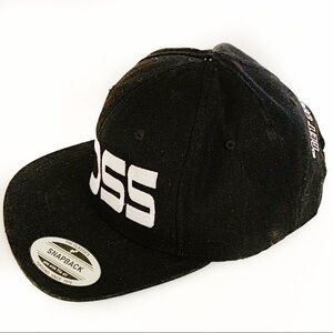 NEW-LIDS BOSS embroidered Front Black BaseBall Hat